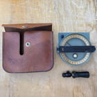 Vintage Leupold Forester Compass W  Leather Case Portland Ore