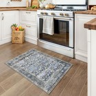  Vintage 2x3 Rugs For Entryway  Non-slip Washable Kitchen Rugs   Indoor Door 
