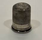 Vintage Sterling Silver Thimble  Size 10