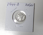 1944-d Mercury Silver Dime Xf au Denver Mint Coin  92625 