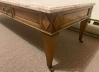 Heritage Hendredon Marble Top  Coffee Antique Table