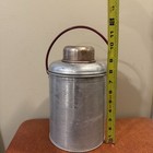 Faris Picnic Jug Rust Proof Aluminum Thermos Vintage 1940s Decoration