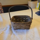 Vintage Small Longaberger 1983 Berry Basket With Swing Handle