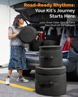 5-piece Drum Case Set - Padded Drum Bags For 22  Kick  12  13  16  Toms   14  Sn