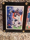 1999-2000 Denver Broncos 4 Card Plaque  - Davis  Mccaffrey  Mobley  Smith