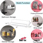 Acrylic Shelves 6 Pack 15 Inch Floating Wall Shelves  Funko Pop Display Shelf   