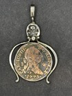 1775    swashbucklers Series   4 Maravedis Pirate Treasure Coin Pendant Jolly Roger 
