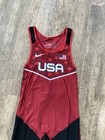 Nike Usa Weightlifting   Wrestling Singlet Gym Stars Team Men   s Size Sizes