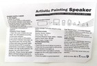 Ebay Artistic Painting Speaker New For Electronic Devices Logo Colors Us Sellerc