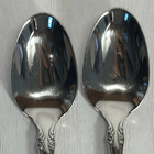 Oneida Brahms Community Stainless Steel Flatware Spoon Lot Set Of 7