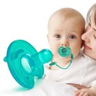 Baby Silicone Pacifier Orthodontic Dummy Soother Newborn Infant Comfort Teat Uk