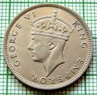 Southern Rhodesia George Vi 1947 One Shilling  Great Zimbabwe Bird One Year Type
