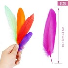 Wholesale 50-100 Pcs Pretty Natural Goose Feathers 10-15 Cm 4-6 Inches 50 Color
