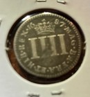 1687  Great Britain Maundy 4d  Very Fine  James Ii Km  455 1