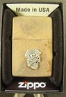 2021 Day Of The Dead Skeleton Playing Guitar Zippo Lighter Zippo Box