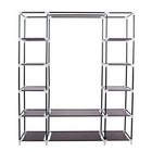 69  Portable Closet Wardrobe Clothes Cabinet Rack Storage Ample Storage Space