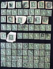 1897-1903 Us 10 Random 1c Franklin Stamps New Color Used  Sc 279  cv  5 