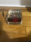 1970s Bomartan Acrylic Coca Cola Advertising Clock Very Rare Working