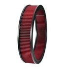 14  X 3  Washable   Reusable Red Round Air Cleaner Filter Element Replacement
