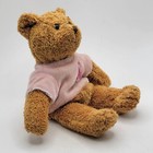 Avon Breast Cancer Beanie Teddy Bear Plush 7  Pink Ribbon Vintage