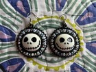 Jack Skellington Nightmare Before Christmas Beaded Halloween Earrings Jewelry