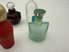 9 Vtg Perfume Bottle Lot Small Miniature Colored Passion Poison Plus More  B37
