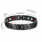 Copper Magnetic Bracelet Energy Therapeutic Healing Therapy Arthritis Men Women