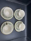 Lenox Usa China Holiday Cup   Saucer Sets - Set Of Four