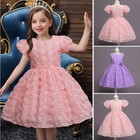 Christmas Wedding Party Tutu Dress Flower Kids Girls Pageant Princess Prom Gown