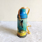 Vintage Indian Fishes Model Graphics Sun Brand Vacuum Glass India Thermos Th18