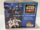 1997 Applause Star Wars Darth Vader Metalized Figural Mug In Box New