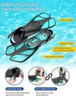 Snorkeling Gear For Adults  Mask Fins Snorkel Set  Panoramic View Mask Anti-fog