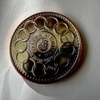 1787 Fugio Cent  Ounce Copper Round Silver Toned Uncirculated  Coin  Rare