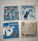 Vintage Sawyers View-master Brown Bakelite Viewer 15 Reels Disney Dc Warner Bros