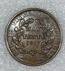 1837 Hard Times Token   L47ht66 Phoenix  May Tenth J231