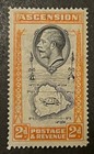 Travelstamps  1934 Ascension Stamps Sg 24 - 14 Perf - Kgv - Mint Mogh