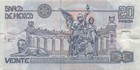 Mexico  20  Pesos  17 5 2001  Series  D  Prefix  G  Circulated Banknote Qz 10