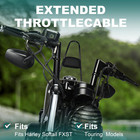 45 26  Throttle Idle Cable Set For Harley 2000-2006 Touring Road Street Electra