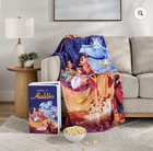 Disney Aladdin Classic Vhs Boxed Silk Touch Throw Blanket 50     70   New