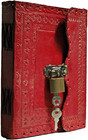  leather Diary Journal With Lock Notepad Writing Book With Lock   Key Handmade P