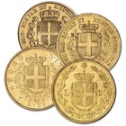 Italy Gold 20 Lire  1867 Oz - Xf au - Random Date
