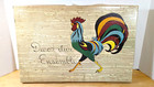 1970 s Sayco Of California Decorative Kitchen Ensemble  Towels And Wood Utensils