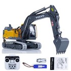 Used Double E E010 Ec160e 1 14 Rc Excavator Full Alloy Rtr Digger Model Lights