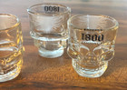 1800 Coconut Skull Shot Glass Tequila Shot Glasses   Lot Of 4   New