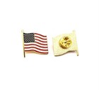 American Flag Lapel Pin     Premium Metal enamel 2 5cm  Red  White  Blue  Gold