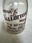 Rare Vintage Glass Milk Dairy Bottle Vallotton s Dairy Valdosta Ga Mintcondition