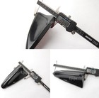 Universal Rear Bumper Black Shark Fin Wing Vortex Diffuser Generator Fit Honda