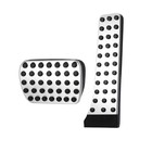 2pcs Gas And Brake Pedals Pads Cover Anti-slip For Mercedes-benz C E S Glc Gle