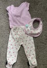 Adorable Disney Baby Minnie Mouse 3-piece Baby Girl Outfit Set  Size 0   3 Months 