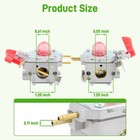 Carburetor Kit 545081857 For Poulan Pro Bvm200fe 11-05 Leaf Blower Zama C1u-w43c